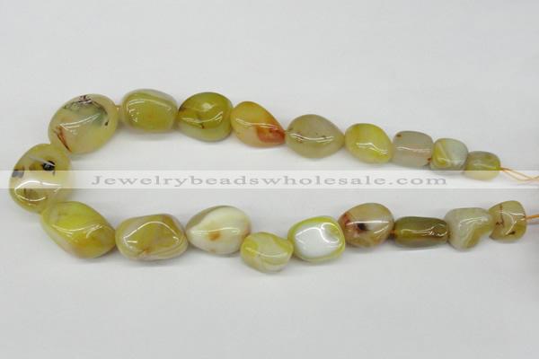 CNG65 15.5 inches 10*15mm - 20*30mm nuggets agate gemstone beads