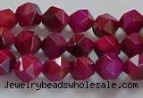 CNG6534 15.5 inches 6mm faceted nuggets red tiger eye beads