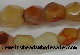 CNG680 15.5 inches 10*14mm - 13*18mm faceted nuggets agate beads