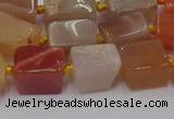 CNG6824 15.5 inches 5*8mm - 8*12mm nuggets sunstone beads