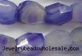 CNG686 15.5 inches 15*18mm - 18*20mm faceted nuggets agate beads