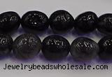 CNG6868 8*12mm - 10*14mm nuggets black rutilated quartz beads