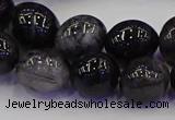 CNG6869 12*16mm - 13*18mm nuggets black rutilated quartz beads