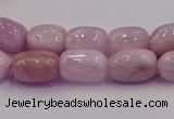 CNG6877 15.5 inches 8*12mm - 10*14mm nuggets pink kunzite beads