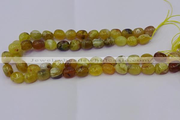 CNG6881 15.5 inches 12*16mm - 13*18mm nuggets yellow opal beads