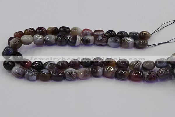 CNG6883 15.5 inches 8*12mm - 10*14mm nuggets botswana agate beads