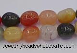 CNG6888 8*12mm - 10*14mm nuggets mixed rutilated quartz beads