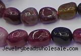 CNG6904 15.5 inches 8*12mm - 10*14mm nuggets tourmaline beads