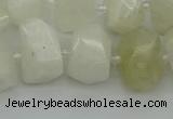 CNG6925 12*16mm - 15*20mm faceted nuggets white moonstone beads