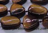 CNG696 15.5 inches 13*18mm - 15*16mm freeform yellow tiger eye beads