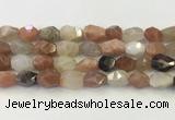 CNG6967 12*14mm - 13*18mm faceted nuggets mixed moonstone beads