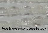 CNG705 15.5 inches 10*14mm nuggets white crystal beads wholesale