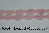 CNG7051 15.5 inches 25*35mm - 30*45mm freeform rose quartz beads