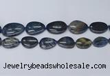 CNG7116 15.5 inches 20*25mm - 30*40mm freeform blue dumortierite beads