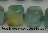 CNG7201 15.5 inches 13*18mm - 15*20mm faceted freeform amazonite beads