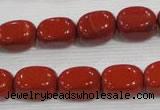 CNG721 15.5 inches 10*14mm nuggets red jasper beads wholesale