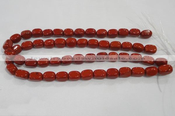 CNG721 15.5 inches 10*14mm nuggets red jasper beads wholesale