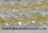 CNG7233 15.5 inches 12mm faceted nuggets citrine gemstone beads