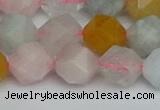 CNG7268 15.5 inches 12mm faceted nuggets morganite beads