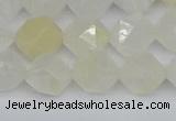 CNG7287 15.5 inches 10mm faceted nuggets white moonstone beads