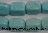 CNG730 15.5 inches 15*18mm nuggets synthetic turquoise beads wholesale