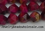 CNG7322 15.5 inches 10mm faceted nuggets red tiger eye beads