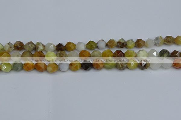 CNG7371 15.5 inches 8mm faceted nuggets mixed opal beads