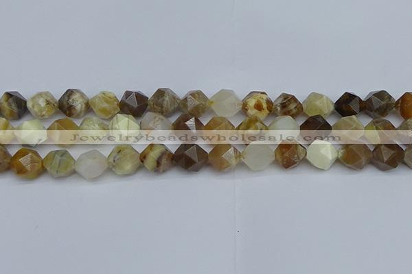 CNG7372 15.5 inches 10mm faceted nuggets mixed opal beads