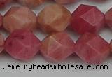 CNG7423 15.5 inches 12mm faceted nuggets rhodochrosite beads