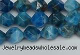 CNG7430 15.5 inches 6mm faceted nuggets apatite gemstone beads