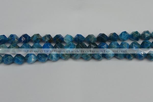 CNG7432 15.5 inches 10mm faceted nuggets apatite gemstone beads