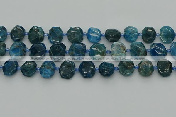 CNG7457 15.5 inches 12*16mm - 15*20mm faceted freeform apatite beads