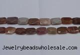 CNG7486 15.5 inches 18*25mm - 20*30mm faceted freeform sunstone beads