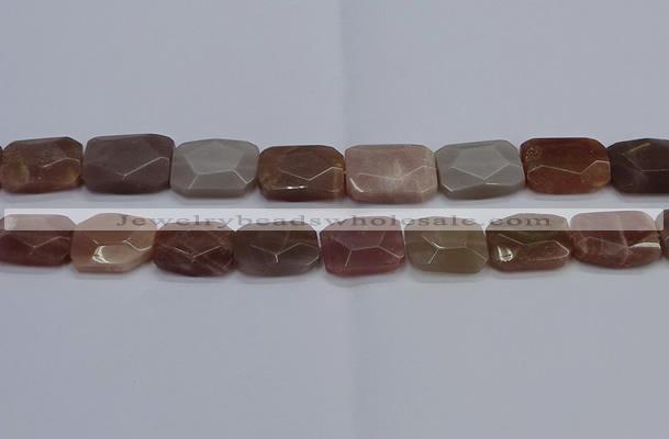 CNG7486 15.5 inches 18*25mm - 20*30mm faceted freeform sunstone beads