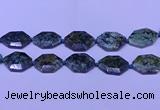 CNG7515 25*35mm - 30*40mm faceted freeform African turquoise beads