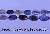 CNG7527 18*25mm - 25*35mm faceted freeform Botswana agate beads