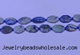 CNG7532 15.5 inches 18*25mm - 25*35mm faceted freeform chrysocolla beads