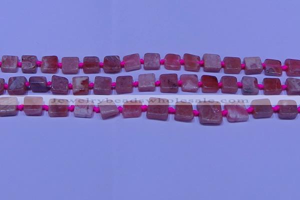 CNG7544 15.5 inches 6*8mm - 10*12mm freeform rhodochrosite beads