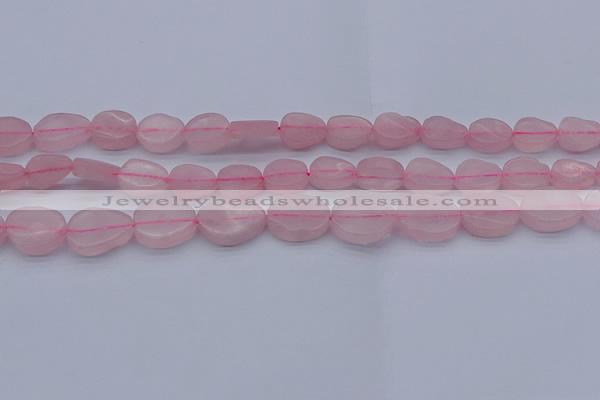 CNG7571 15.5 inches 10*14mm - 13*18mm freeform rose quartz beads