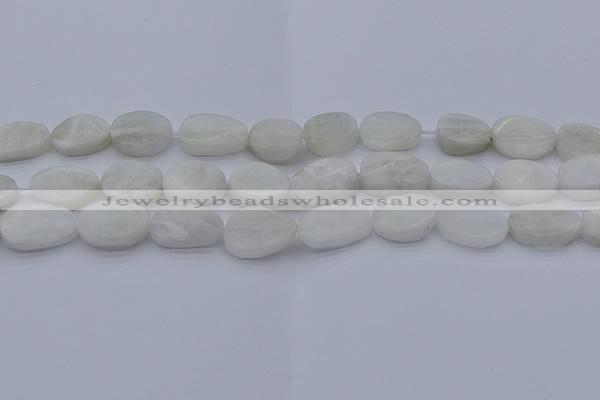 CNG7575 15.5 inches 10*14mm - 13*18mm freeform white moonstone beads