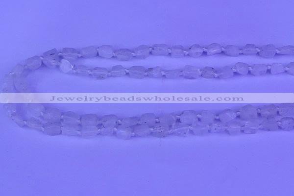 CNG7630 15.5 inches 6*7mm - 7*8mm nuggets moonstone beads