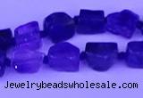 CNG7647 15.5 inches 5*6mm - 8*9mm nuggets amethyst beads