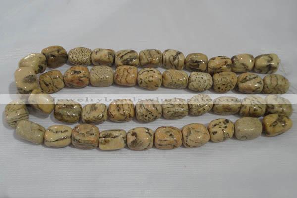 CNG775 15.5 inches 13*18mm nuggets feldspar jasper beads wholesale