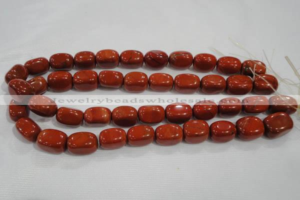 CNG778 15.5 inches 13*18mm nuggets red jasper beads wholesale