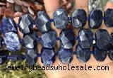 CNG7788 15.5 inches 13*18mm - 15*25mm faceted freeform sodalite beads