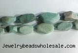 CNG7960 15.5 inches 15*25mm - 20*40mm nuggets amazonite beads