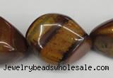 CNG80 15.5 inches 10*15mm - 25*35mm nuggets yellow tiger eye beads