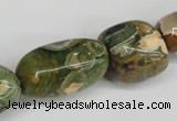 CNG81 15.5 inches 10*20mm - 20*35mm nuggets rhyolite gemstone beads