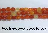 CNG8118 15.5 inches 8*12mm nuggets agate beads wholesale