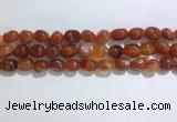 CNG8119 15.5 inches 8*12mm nuggets agate beads wholesale